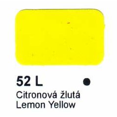 aga52L Akrylová barva lesklá - Citronová žlutá