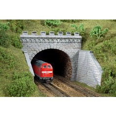AU13277 Dvoukolejný tunelový portál - 2 ks (TT)