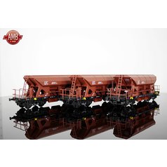 CST97511 Set tří vozů Faccs ČSD Ep. IV černé rámy (H0)