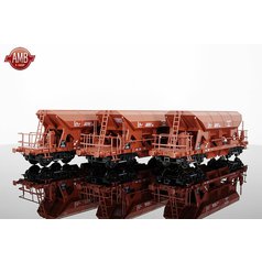 CST97562 Set tří vozů Faccs ČSD Ep. IV OKR hnědé (H0)