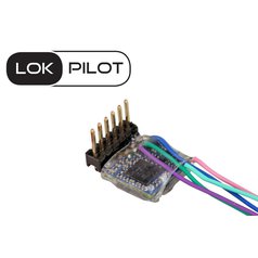 ESU59837 Lokomotivní dekodér LokPilot 5 micro 6-pin direct Multi