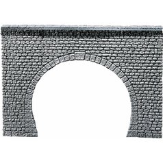 FA170881 Tunelový portál dvojkolejný - přírodní kámen kvádry 230x145x10mm 1ks (H0)