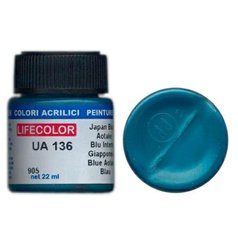 lif-UA136 Barva LifeColor UA136 mimetic blue aotake