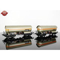 PU36535 Set cisternových vozů DB BASF 098-7 a 101-9 (H0)