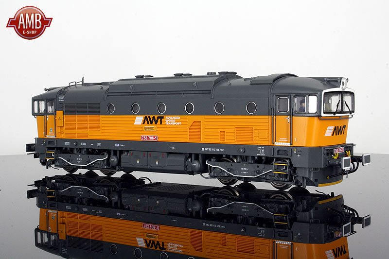 Locomotive Diesel Rivarossi Série D.753 706-1, AWT, Ep V-VI - Échelle HO 1/87 (HR2928)