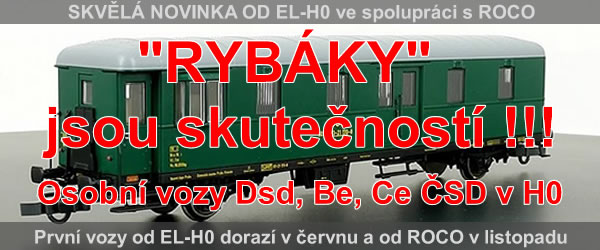 Osobní vozy Dsd, Be, Ce ČSD v H0