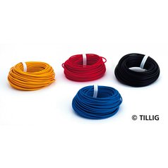 TI8972 Sada kabelů žlutá, modrá, černá, červená á 10m